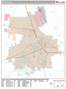 Wichita Falls Digital Map Premium Style